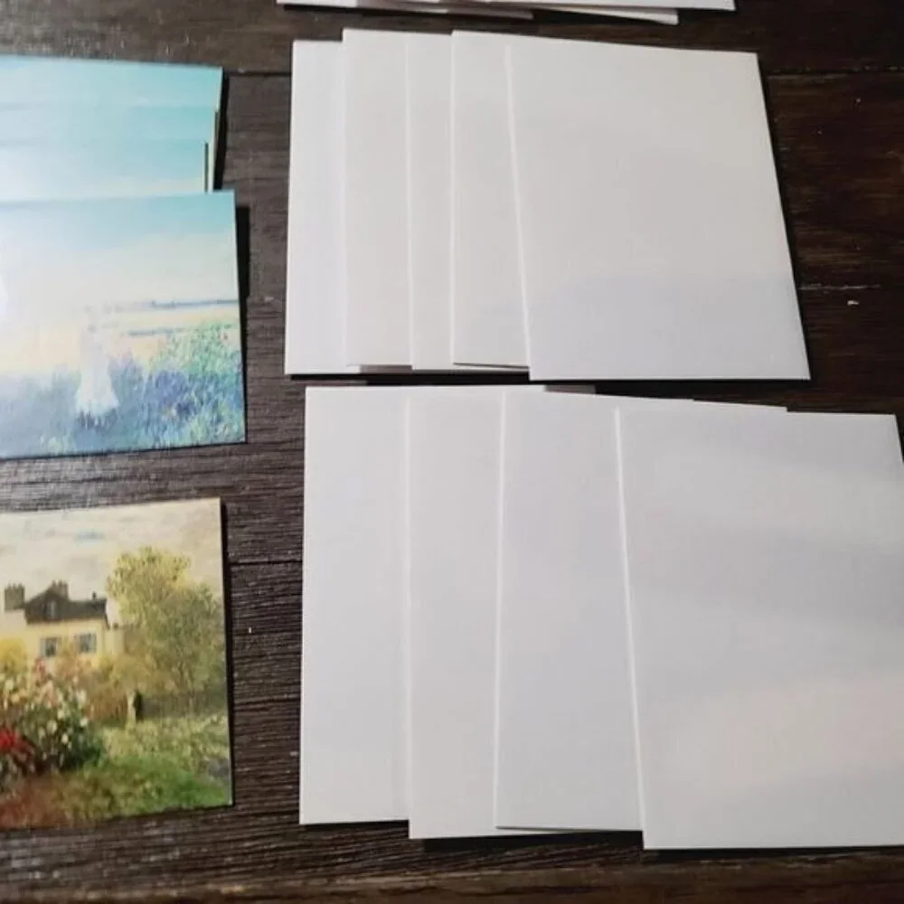 Vintage 2000 Monet Galison NY Notecards Keep It Box Argenteuil
